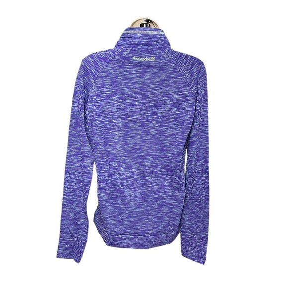 Avalanche Womens Pull Over Sweatshirt Purple Blue Size Small Thumbholes New u - Picture 6 of 12